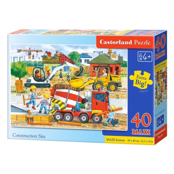 4793 Puzzle Castorland - Staveniště 40 maxi dílků