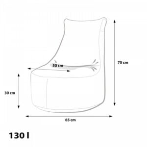 EF4016 Ecopuf Dětský MINI sedací vak Ecopuf - SEAT S modern polyester DG32/NC5