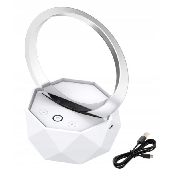 128045 Bluetooth reproduktor s RGB LED posvícením - Music Speaker Bílá
