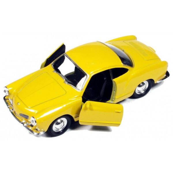 008805 Kovový model auta - Nex 1:34 - Volkswagen Karmann Ghia Coupe Žlutá