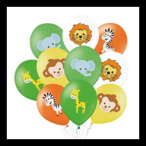 400881 GRABO Set balónků - Safary mláďátka