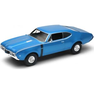 008805 Kovový model auta - Nex 1:34 - 1968 Oldsmobile 442 Modrá
