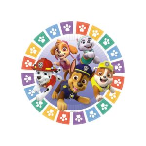 9914236-66 Godan Papírové talíře - Paw Patrol - barevné 23cm