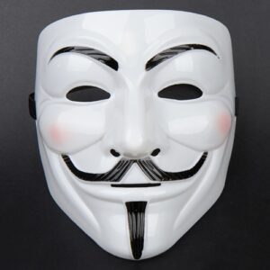 Anonymous maska Vendetta - bílá