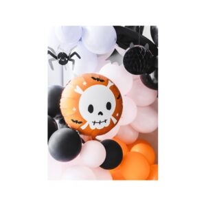 FB215 Party Deco Fóliový balónek - Halloweenská lebka 45cm