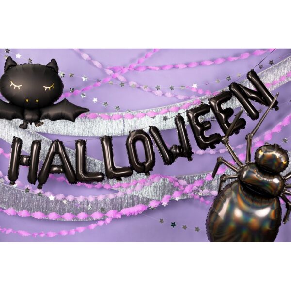 FB216 Party Deco Balónová girlanda - "Halloween" - čierna 280x46 cm