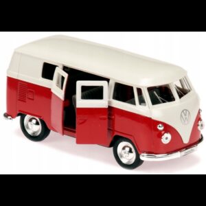 008805 Kovový model auta - Nex 1:34 - 1963 Volkswagen T1 Bus Červená
