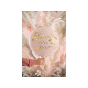 FB128 Party Deco Fóliový balónek - "Love you mom" 45 cm