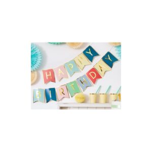 GRL56 Party Deco Girlanda - Baner - HAPPY BIRTHDAY