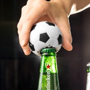 Zvukový fotbalový otvírák lahví
