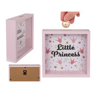 144458 Dřevěná pokladnička - Little Princess