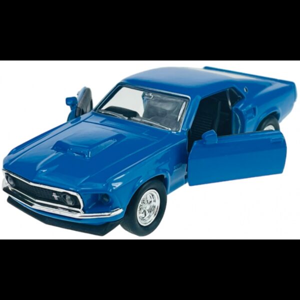 008805 Kovový model auta - Nex 1:34 - 1969 Ford Mustang Boss 429 Modrá