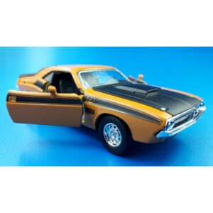 008805 Kovový model auta - Nex 1:34 - 1970 Dodge Challenger T/A Žlutá