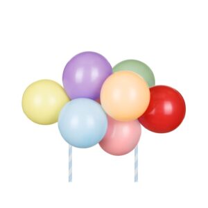 KBT2 Party Deco Set mini balonků na dort - Color mix topper - 10ks MIX 1
