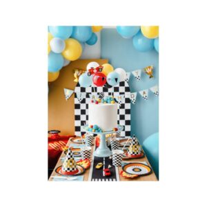 KBT4 Party Deco Set mini balonků na dort - závodní auto mix - 10ks