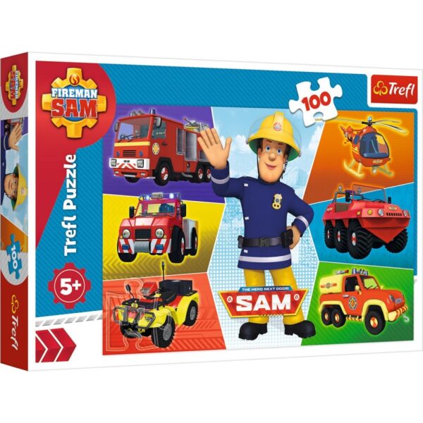 16354 Dětské puzzle - Fireman Sam - 100ks