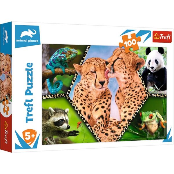 16424 Dětské puzzle - Animals - 100ks