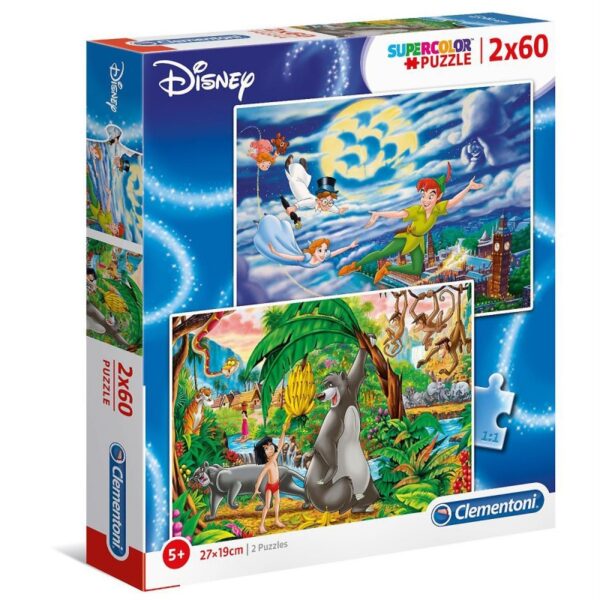 216130 Dětské puzzle - Peter Pan - Sada 2x60ks