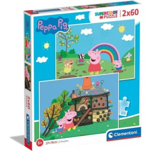 216222 Dětské puzzle - Peppa Pig II. - Sada 2x60ks