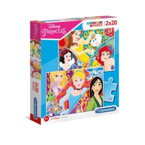 247660 TREFL Dětské puzzle - Disney Princess II. - Sada 2x20ks