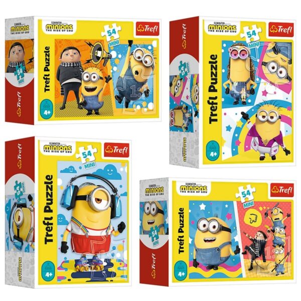 54183 TREFL Mini puzzle - Minions - sada 4ks