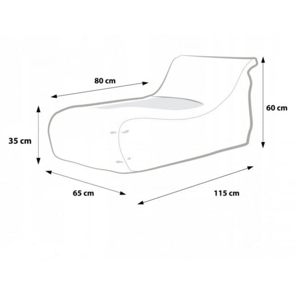 EF8031 Ecopuf Sedací vak ECOPUF - MASTER - OUTDOOR polyester M20