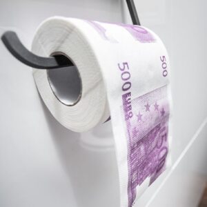 Toaletní papír 500 Eur