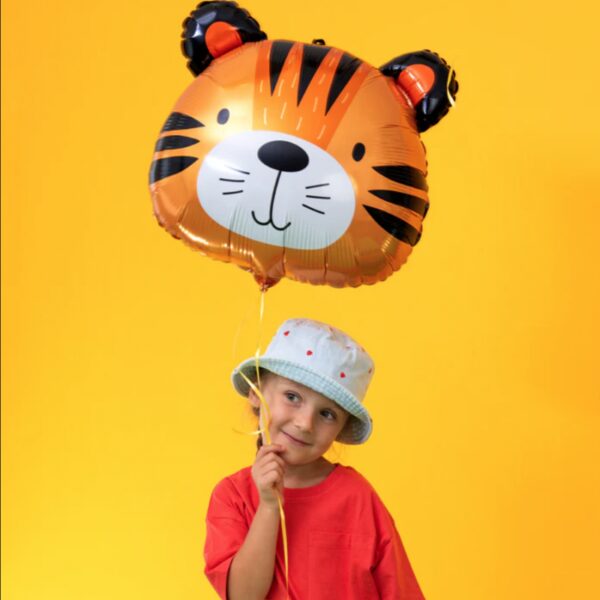 138403 PartyPal Fóliový balón hlavička - Tiger 52x57cm