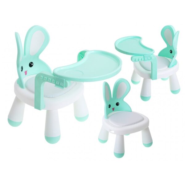 5845_1 Multifunkční dětská židle - Bunny Chair Modrá