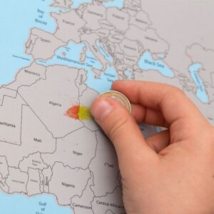 Stírací mapa světa Lite