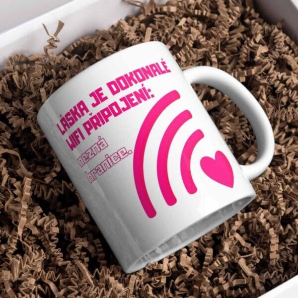KH5-21 DR Hrnek - Love wi-fi connection 330ml