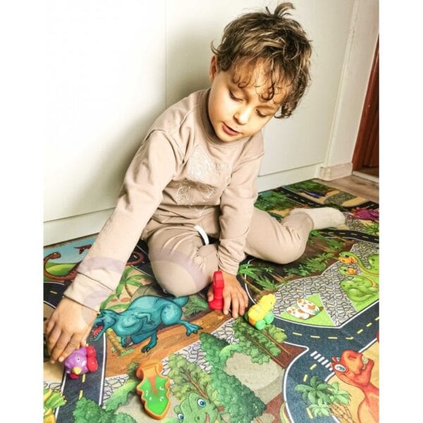 45357 Podložka s cestou a Dino autíčky - Woopie Baby