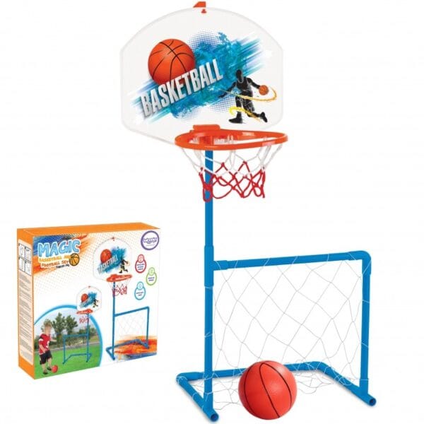 30715 Fotbalová branka s basketbalovým košem - Woopie 2v1