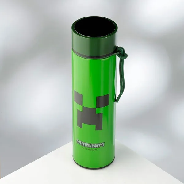 Termoska s digitálním teploměrem Minecraft Creeper