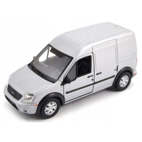 008805 Kovový model auta - Nex 1:34 - Ford Transit Connect Stříbrná