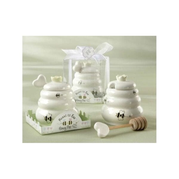 042249 DR Porcelánová nádoba na med
