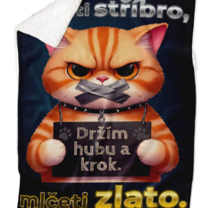 Deka Držím hubu (Podšití beránkem: ANO)