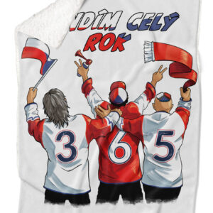 Deka Fandím celý rok (Podšití beránkem: ANO)