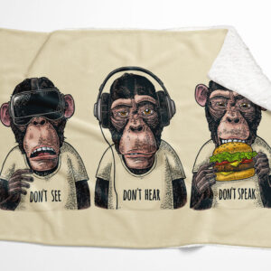 Deka Like a monkey (Podšití beránkem: ANO)