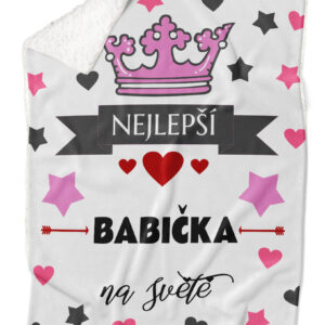 Deka Nejlepší babička na světě (Podšití beránkem: ANO)