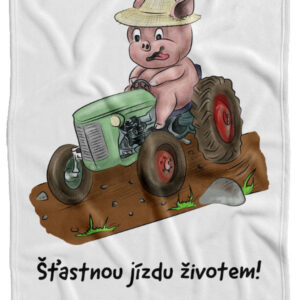 Deka Prasátko a traktor (Podšití beránkem: NE)