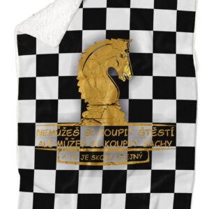 Deka Šachy a štěstí (Podšití beránkem: ANO)