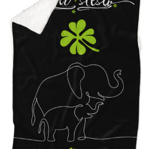 Deka Sloni pro štěstí (Podšití beránkem: ANO)