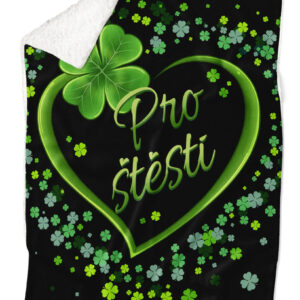 Deka Srdce pro štěstí (Podšití beránkem: ANO)