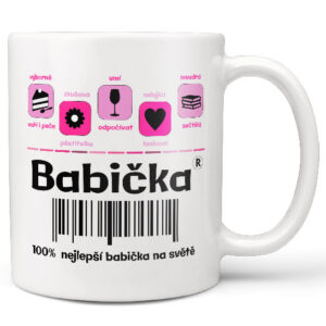 Hrnek Babička 100% (Náplň hrníčku: Žádná)