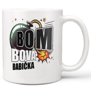 Hrnek Bombová babička (Náplň hrníčku: Žádná)