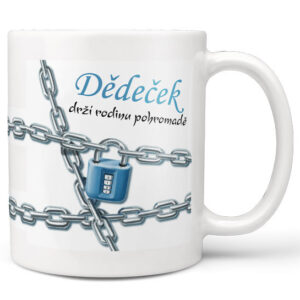 Hrnek Dědeček drží rodinu pohromadě (Náplň hrníčku: Žádná)