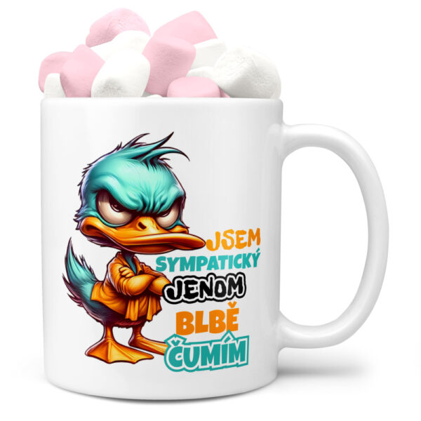 Hrnek Jsem sympatický (Náplň hrníčku: Marshmallow)