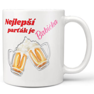 Hrnek Nejlepší parťák je babička (Náplň hrníčku: Žádná)