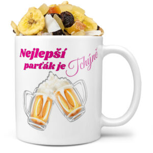 Hrnek Nejlepší parťák je tchyně (Náplň hrníčku: Tropická směs)